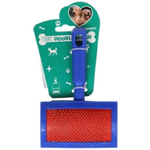 Расческа-пуходерка для кошек и собак «Пушок» 16см цвет синий Ultramarine✦