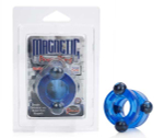 Голубое двойное эрекционное кольцо с магнитами Magnetic Power Ring
