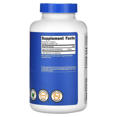 Nutricost, Нони, 240 капсул (500 мг в каждой капсуле)