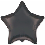 Шар фольгированный Звезда 46 см (Черный)