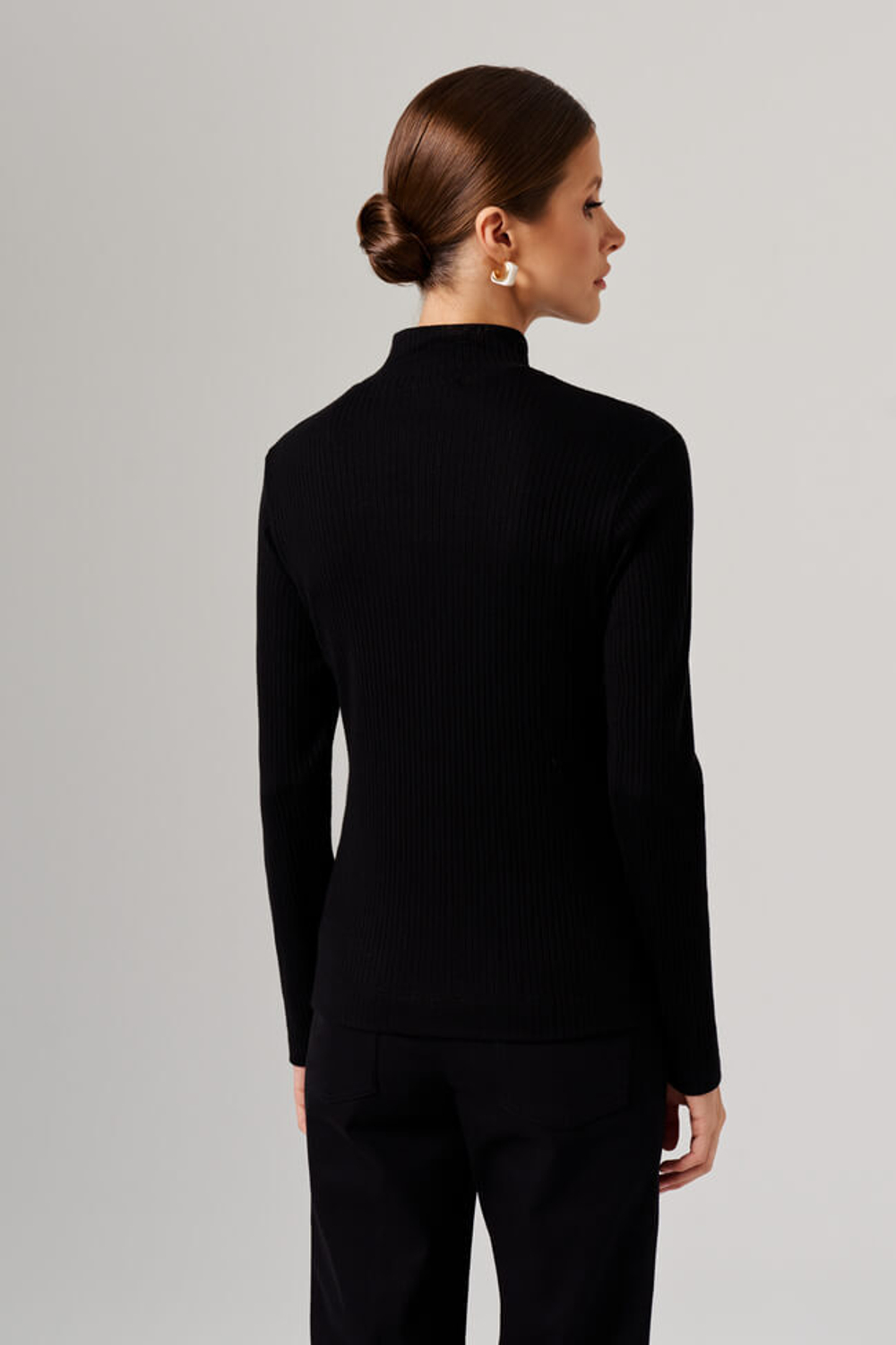 23168 Водолазка женская (черный)