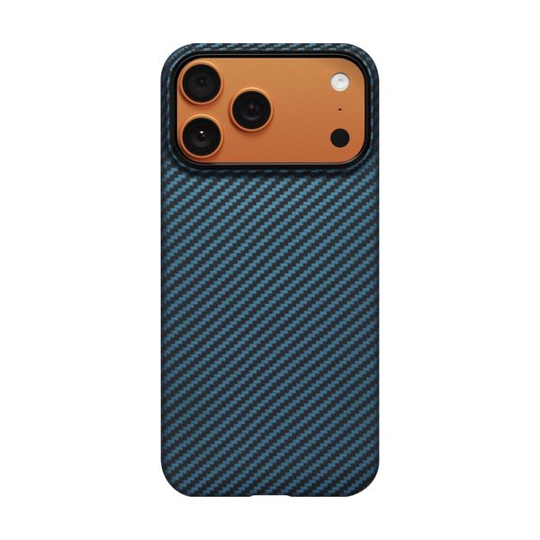 Чехол Pitaka Edge Case для iPhone 17 Pro, Синий | Black/Blue