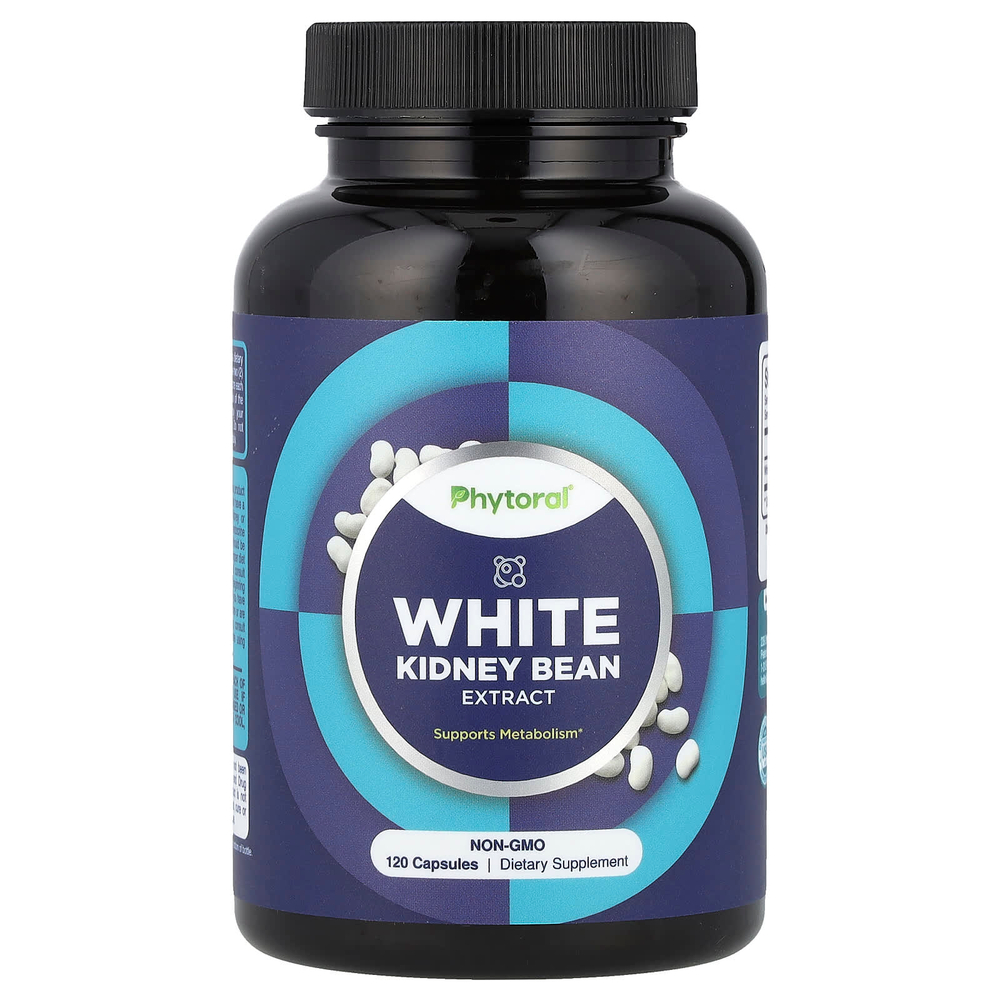 Phytoral, Экстракт белой фасоли, 120 капсул (600 мг на капсулу)