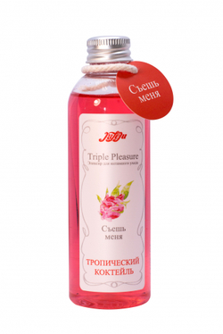 Массажный съедобный гель Triple Pleasure "Тропический коктейль" 130мл