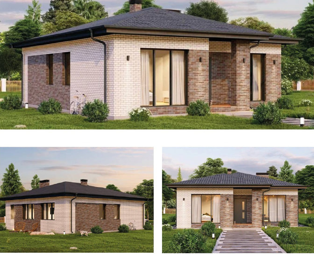 Проект Дома 100,59 кв. м К-158