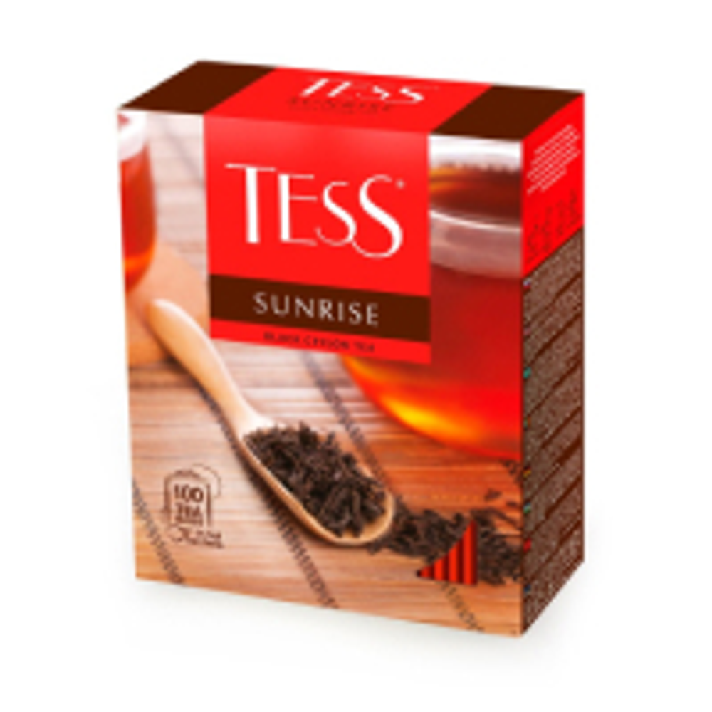 Чай черный пакетированный Tess Sunrise 100 шт