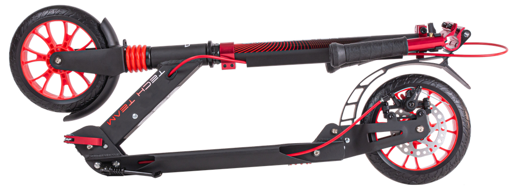 Городской самокат Tech Team City Scooter Disk Brake 2023 red