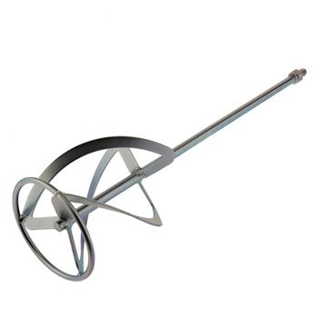 Насадка для миксера, для тяжелых растворов,140 х 590 мм, оцинкованная,хвостовик резьба М14 Сибртех 848957
