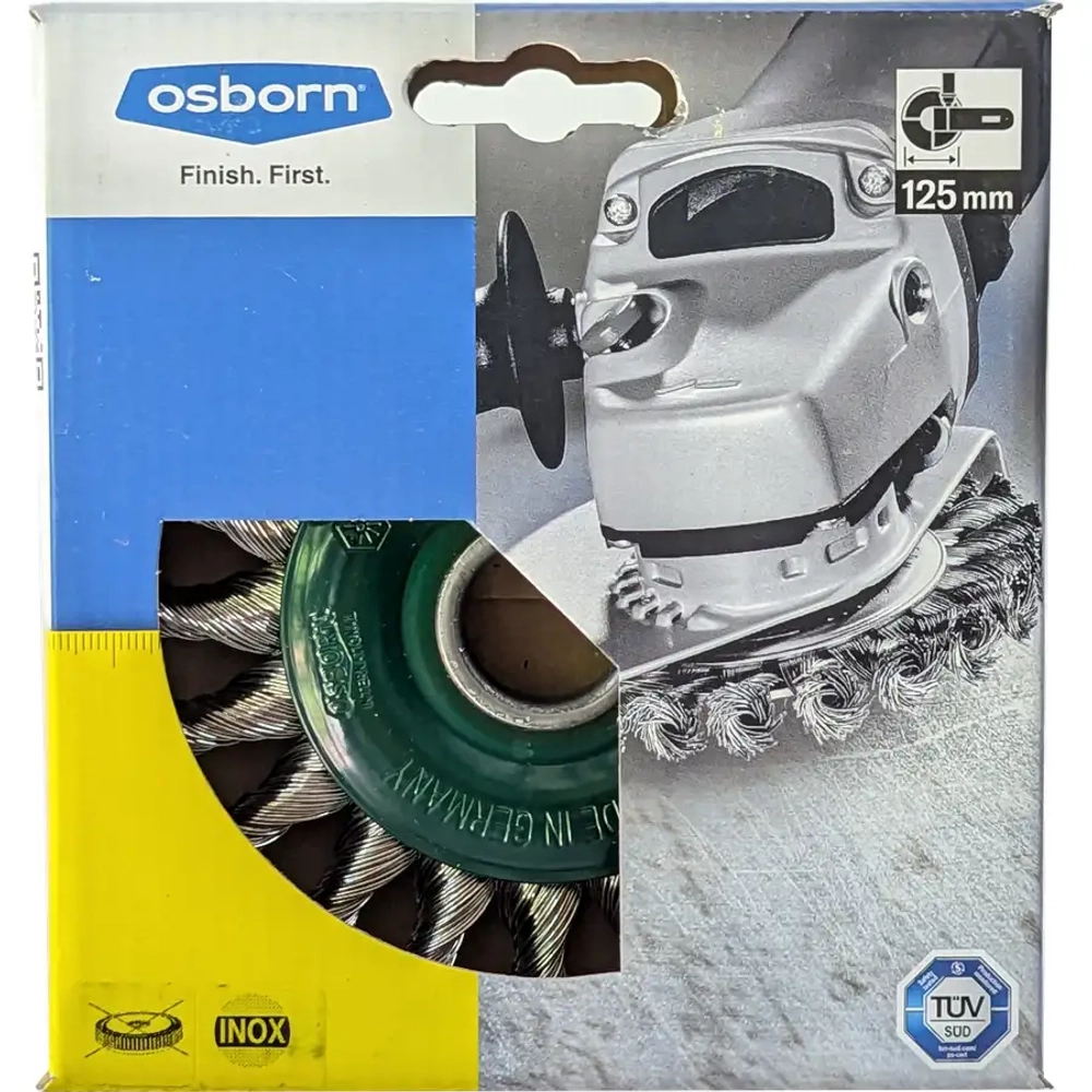 Дисковая щётка 125 мм, 0,5 мм OSBORN 2202631351