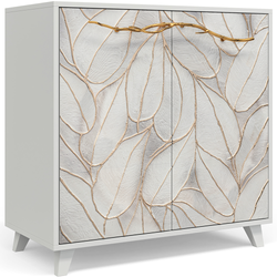 Комод Арт Сканди с 2 полками Айс Амбер