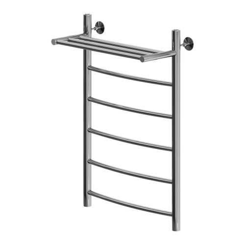 Полотенцесушитель MIXLINE CAPELLA  80х50 (1/2'' ВР, 5 перекладин + ПОЛКА) водяной