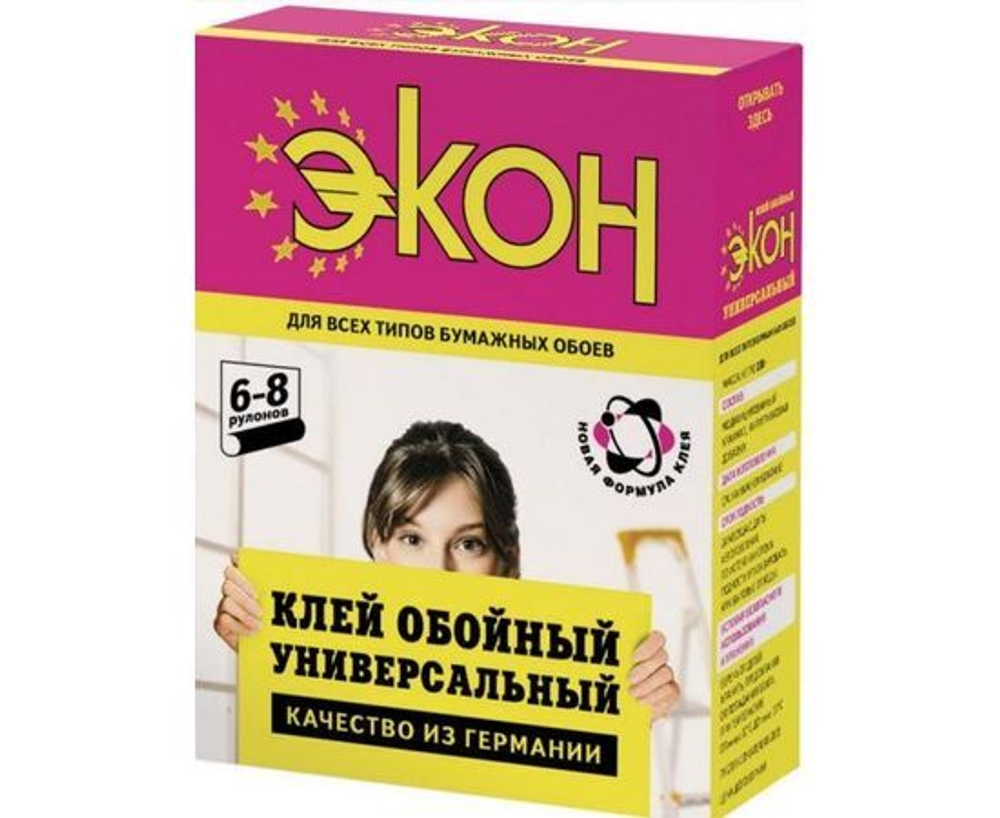 Клей Момент обойный Экон Универсальный 450г, к.1830002