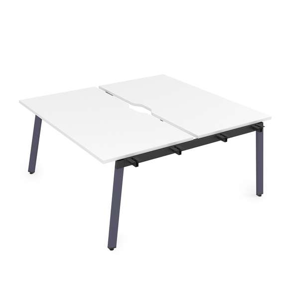 10БДНВ.274 Стол системы БЕНЧ, сдвоенный, на 2 рабочих места - начальный (1600*1435*750)