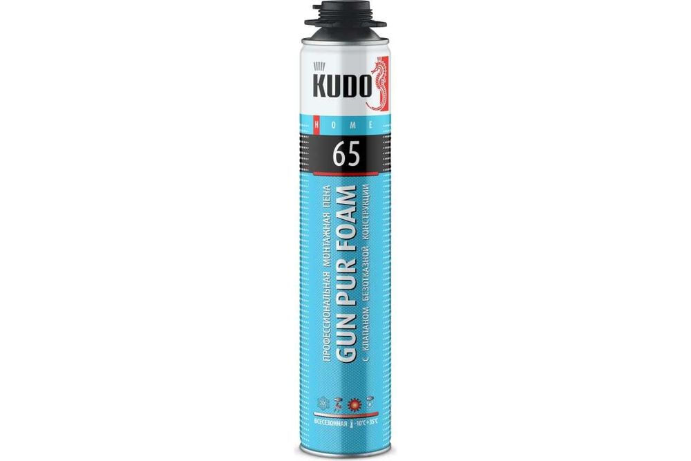 Пена монтажная проф. HOME 65 ВСЕСЕЗОННАЯ 1л KUDO