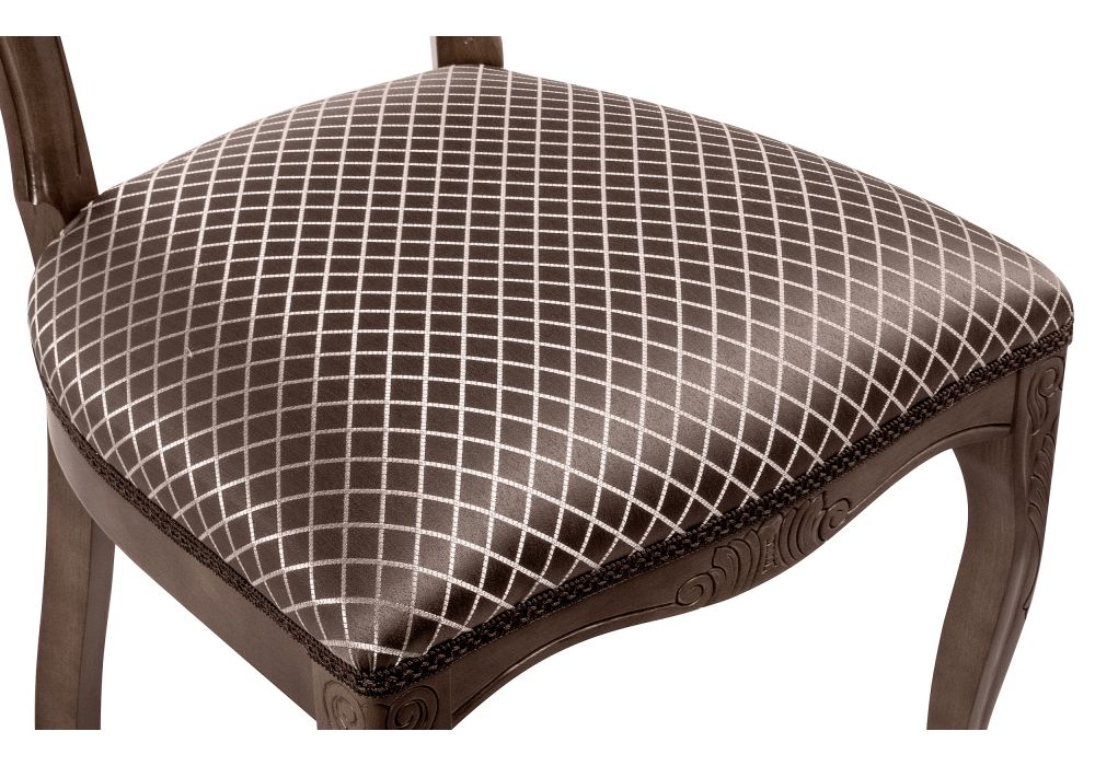 Деревянный стул Лауро орех / ромб