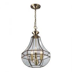 Citilux Гера-1 CL444130 Люстра подвесная витражная Бронза