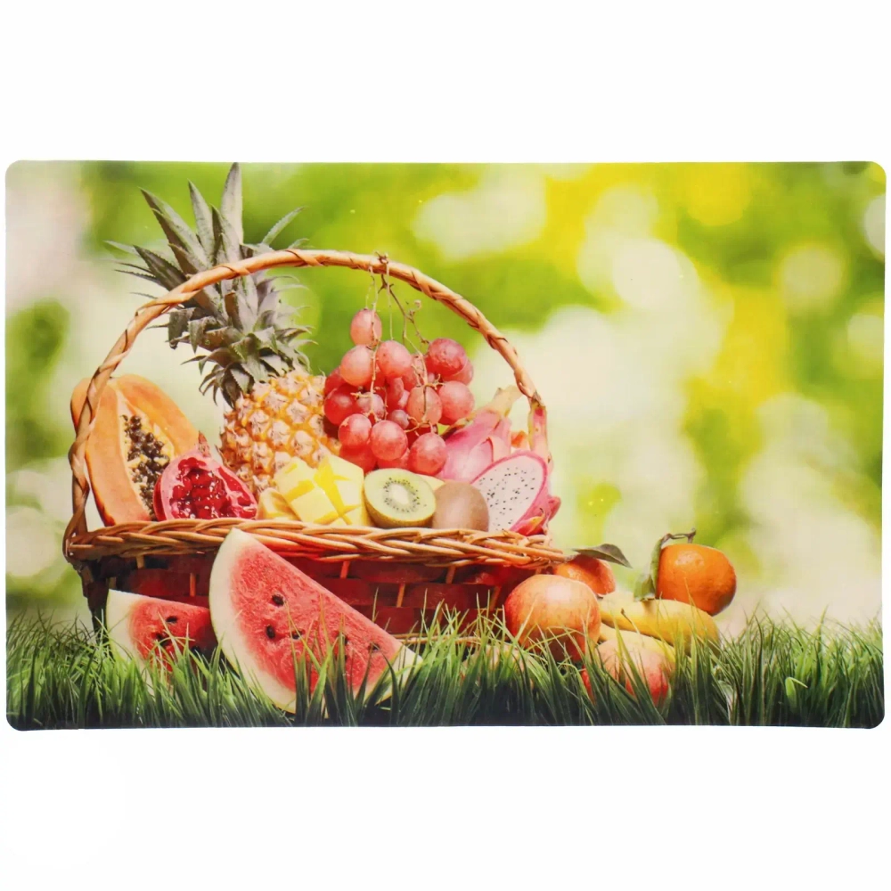 Салфетка на стол 42*27см в наборе 4шт «Фруктовая корзинка»