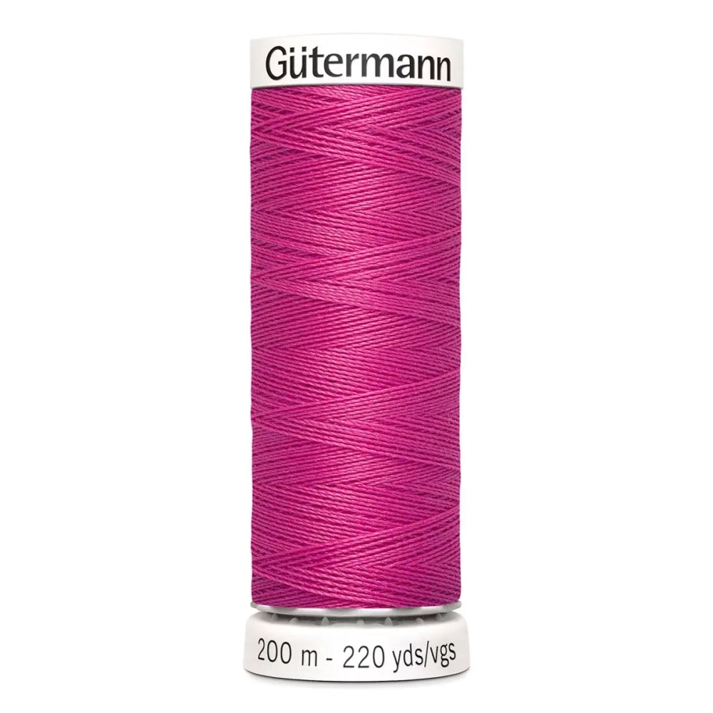 Нить Sew-All 200 м, Gutermann, 733 розовая фуксия