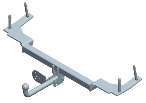 Фаркоп на SSANG YONG ACTYON II (2007) (без электрики, паспорт/сертификат в комплекте) Автос.SY 010