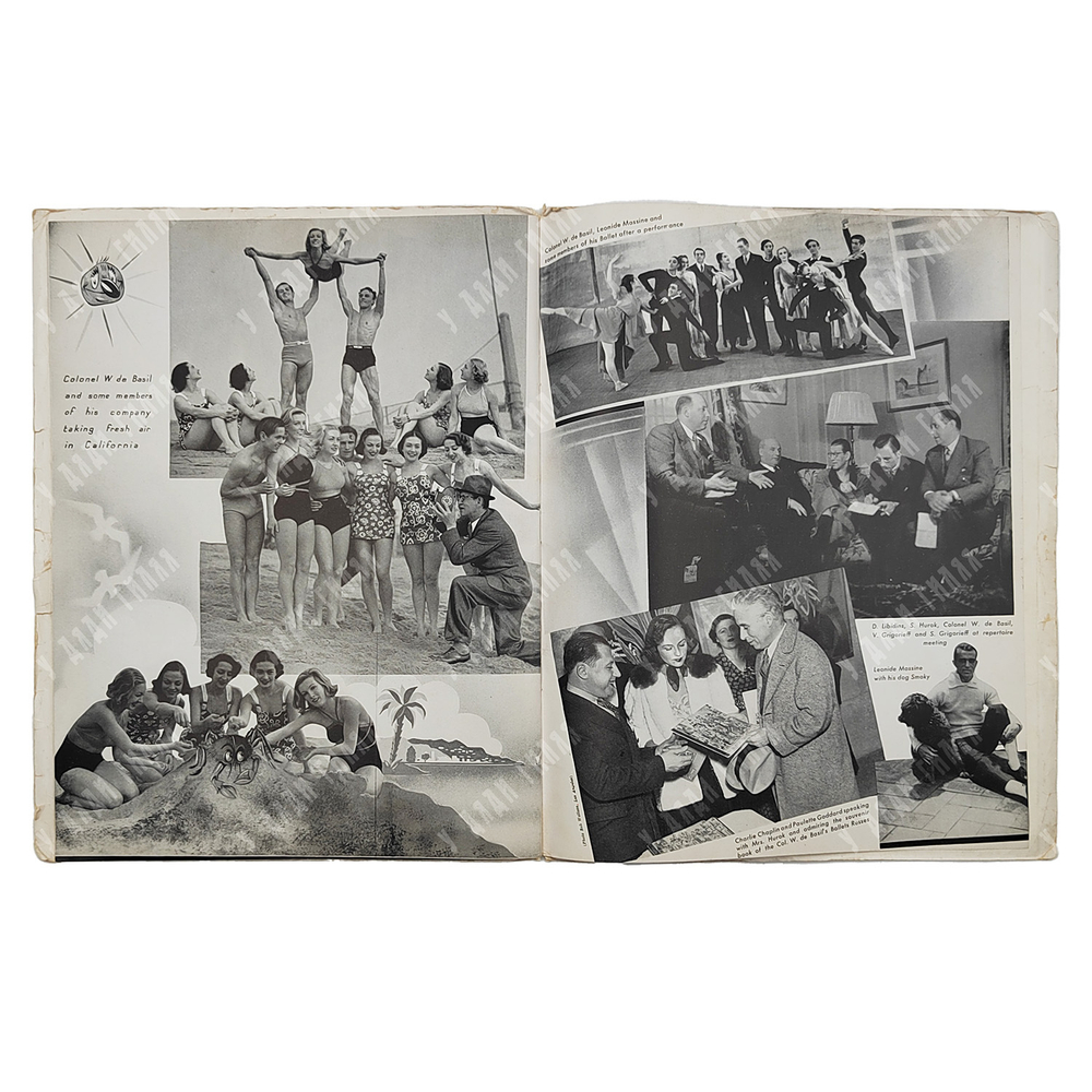 [Русский балет в Монте-Карло] Col. W. de Basil’s Ballets Russes, 1936-1937.