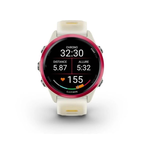 Умные часы Garmin FORERUNNER 570 42mm Rasperry Bone/Mango Band