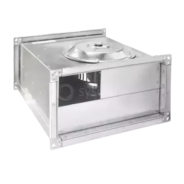 Прямоугольный канальный вентилятор TKT 40-20 с вперед загнутыми лопатками (Sysimple)