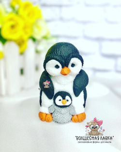 Силиконовая форма Пингвинчики
