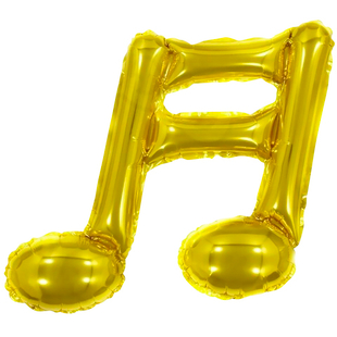 Мини фигура 16" Нота двойная, Золото Fl