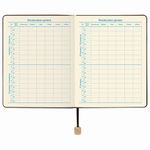 Дневник 1-11 класс 48 л., обложка кожзам (гибкая), термотиснение, BRAUBERG "ORIGINAL", желтый, 105963