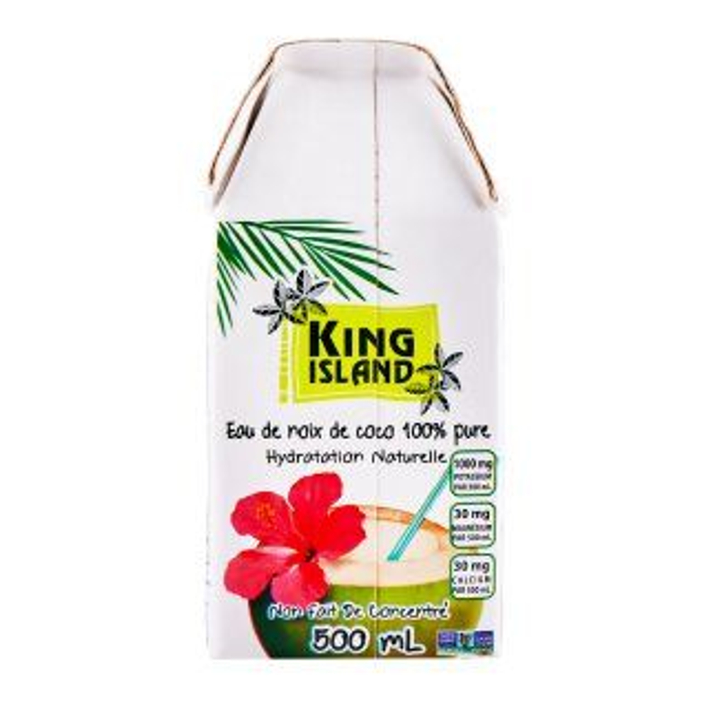 Кокосовая вода без сахара KING ISLAND, 500 мл