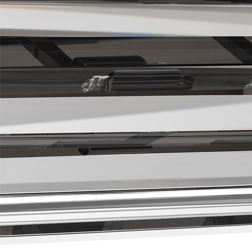 722660 Бра LIMPIO 6х20W G9 ЧЕРНЫЙ ХРОМ/ПРОЗРАЧНЫЙ