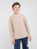 Лонгслив "Полоска Песок" 7+