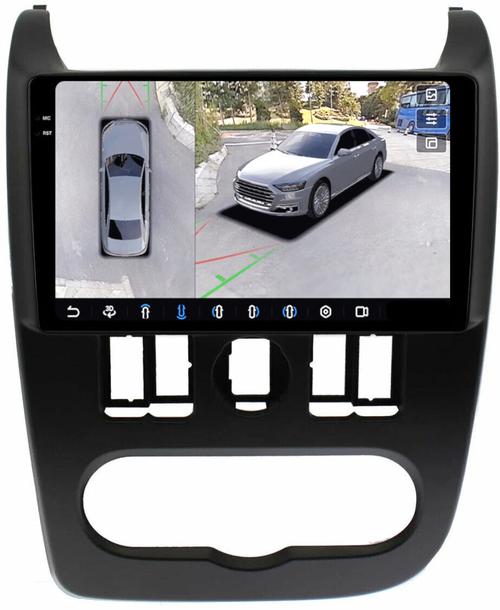 Магнитола для Lada Largus 2012-2021 - FarCar BX9-360-7069 монитор 9.5" 2K QLED на Android 13, Быстрая, CarPlay, 4G SIM-слот, 4 камеры в комплекте