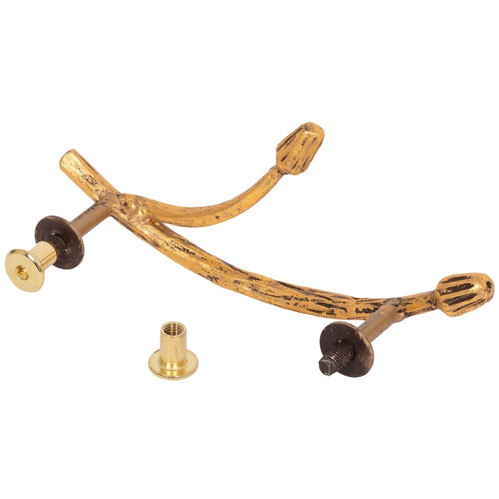 Ручка мебельная скоба Орхидея левая Амбер