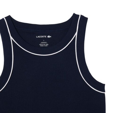 Женские шорты теннисные Lacoste Пижамный комплект из хлопка в рубчик