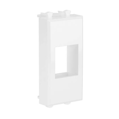 Адаптер без шторки для Keystone, "Avanti", "Белое облако", 1 модуль