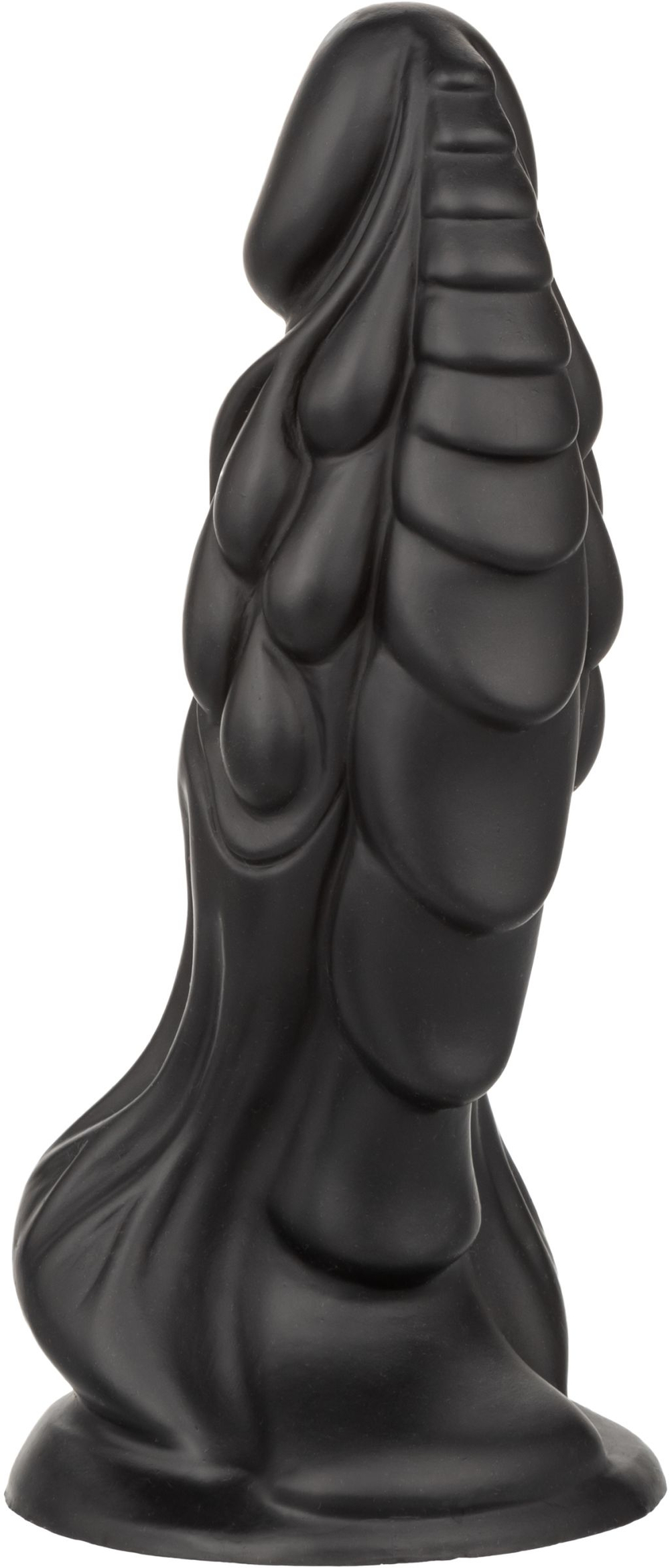 Черный фантазийный фаллоимитатор The Martian - 19,7 см. (Цвет: черный)