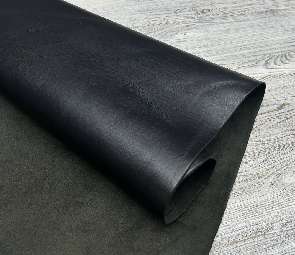 Trapper Light Nero (1,8-2,0 мм), цв. Черный, натуральная кожа