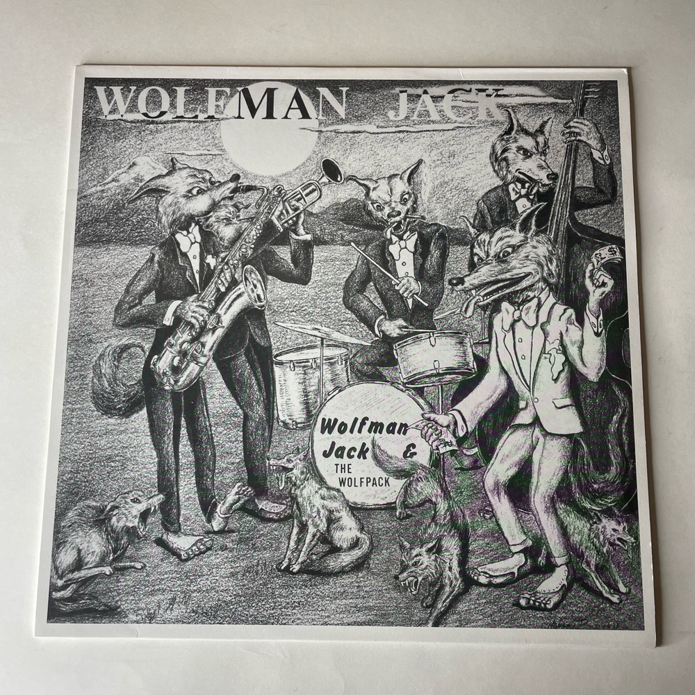 Винтажная виниловая пластинка LP Wolfman Jack and The Wolfpack