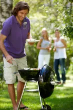 Угольный гриль Weber Compact Kettle, 47 см, чёрный