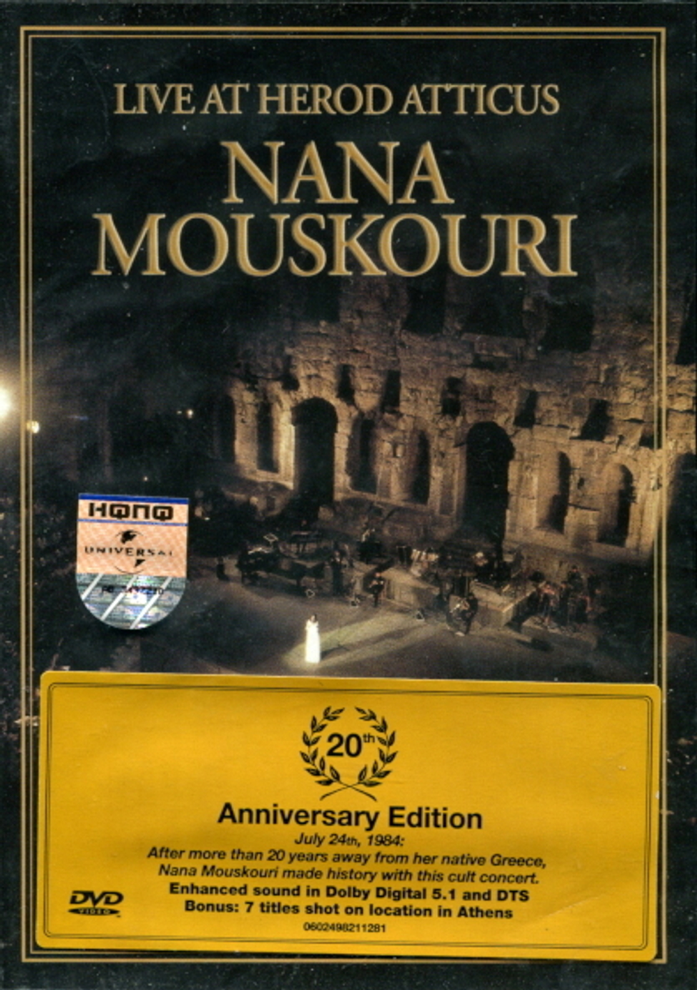 Nana Mouskouri / Live At Herod Atticus (20th Anniversary Edition)(DVD)