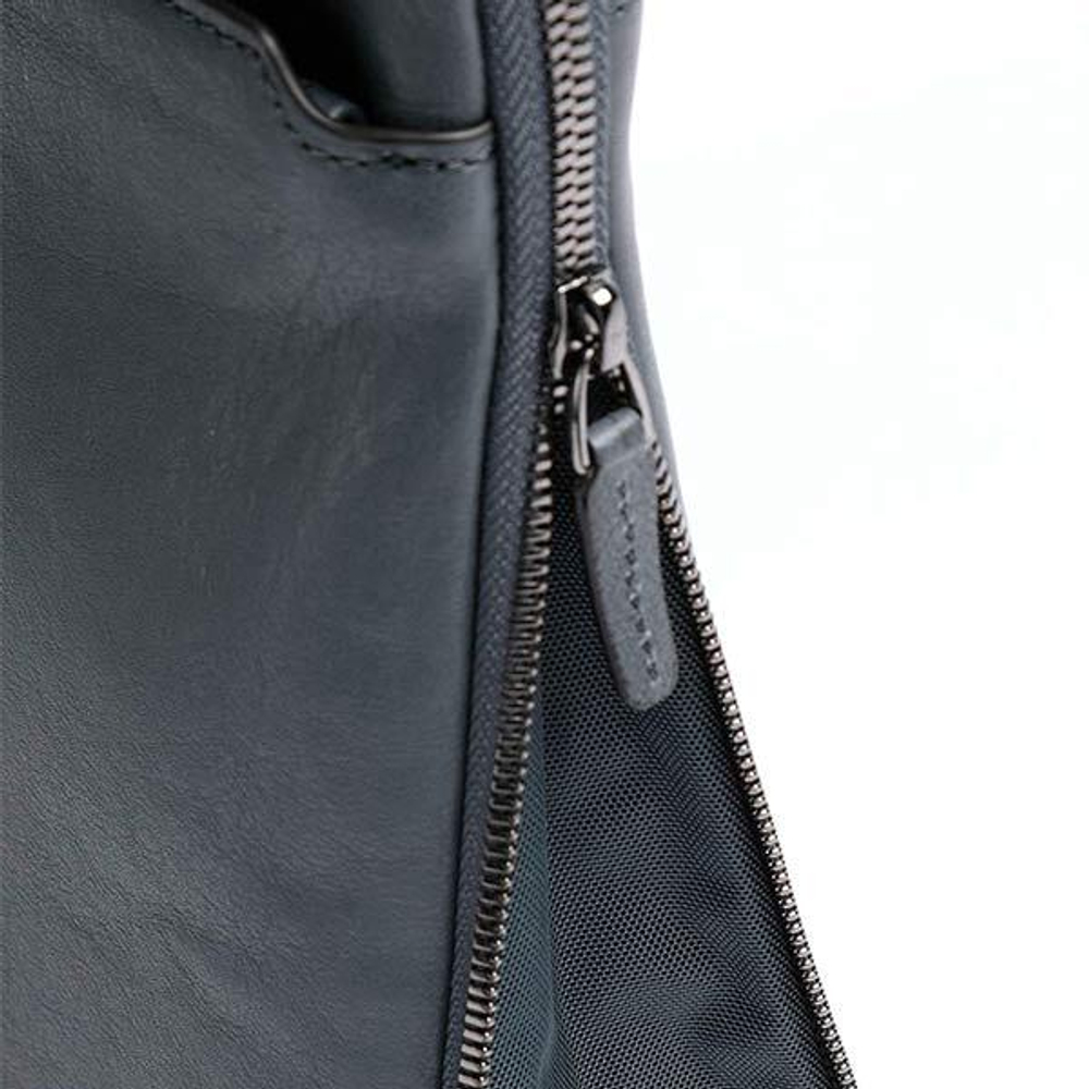 Сумка для ноутбука Piquadro Black Square/Ocean Blue