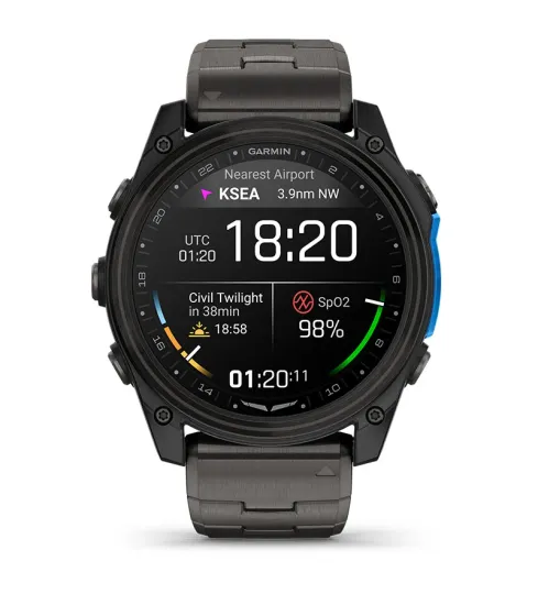 Умные часы Garmin D2 Mach 2 - 51 mm Carbon Gray DLC Titanium