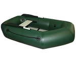 Лодка ПВХ Polar Bird Чирок Гребная PB-190Т Teal со стеклокомпозитной сланью и банкой Зелёная