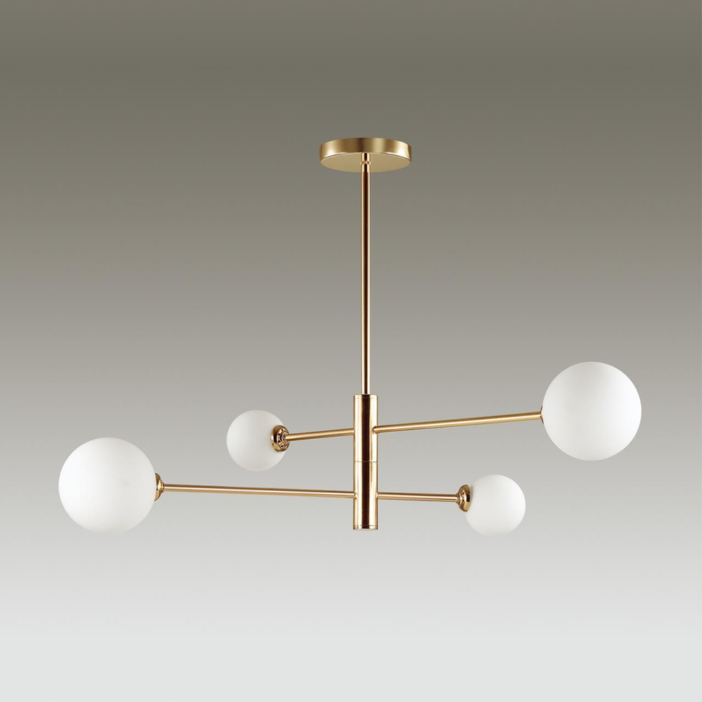 4418/4C MODERNI LN19 114 золотой Люстра на штанге G9 4*40W 220V ESTELLE