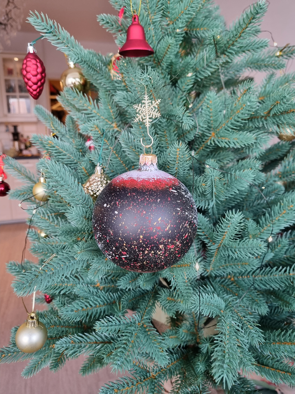 Шар стеклянный "Исакиевский собор",  ручная роспись