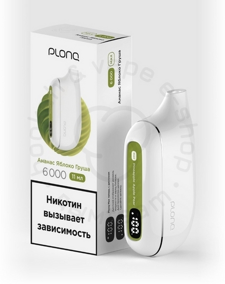 Plonq MAX 6000 АНАНАС ЯБЛОКО ГРУША