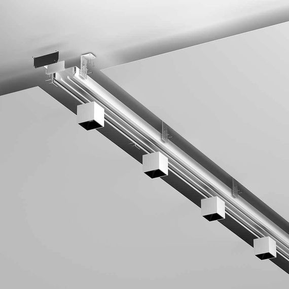 Профиль ниши скрытого монтажа в натяжной потолок Maytoni Technical ALM-9940-SC-W-2M