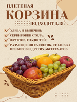 Корзина для хлеба прямоугольная 30*20*8 CGPro