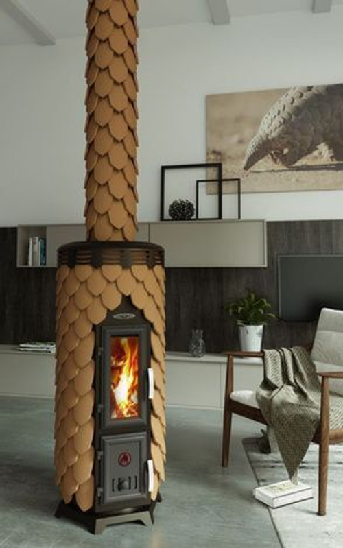 Отопительная печь TMF Сента Панголина Лайт терракота